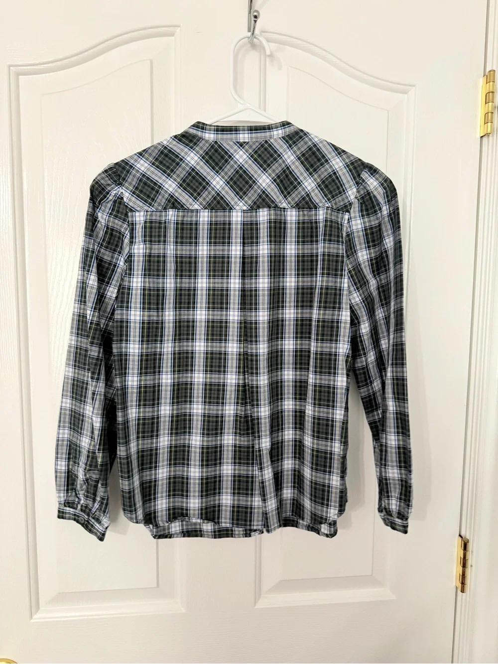 J. Crew crisp plaid